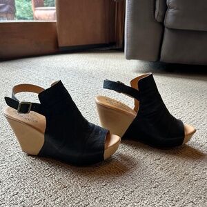 Kork-Ease wedge sandals/booties/fall boots